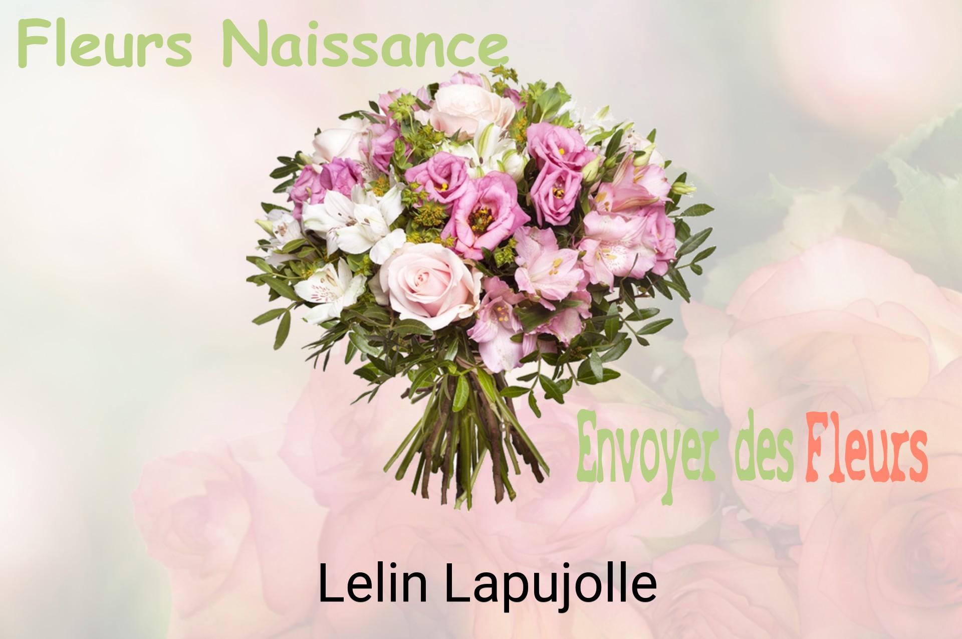 Bouquet de fleurs de naissance livré à Lelin-Lapujolle